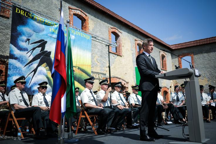 Osrednja prireditev ob dnevu izgnancev, ki jo ob 80. obletnici vrnitve iz izgnanstva pripravlja Društvo izgnancev Slovenije 1941-1945. | Foto: STA