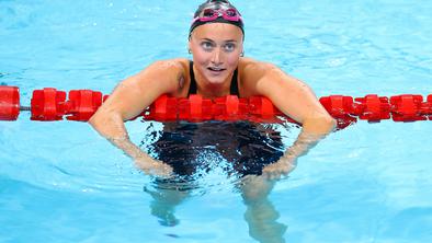 Uspešna vrnitev najboljše slovenske plavalke. Neži Klančar še norma na 100 prosto.