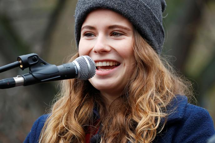 Luisa Neubauer | Luisa Neubauer, ki bo aprila letos dopolnila 24 let, je doma iz bogatega Hamburga. Je članica Zelenih in organizatorka nemških protestov proti podnebnim spremembam. | Foto Reuters
