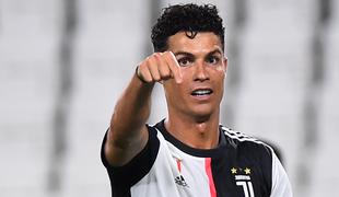 Ronaldo še vedno pozitiven na novi koronavirus