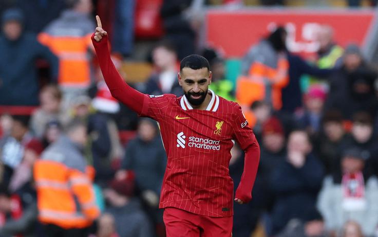 Mohamed Salah je že pri 19 zadetkih v tej sezoni. | Foto: Reuters