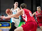 Slovenija : Albanija, slovenska ženska košarkarska reprezentanca Tina Jakovina
