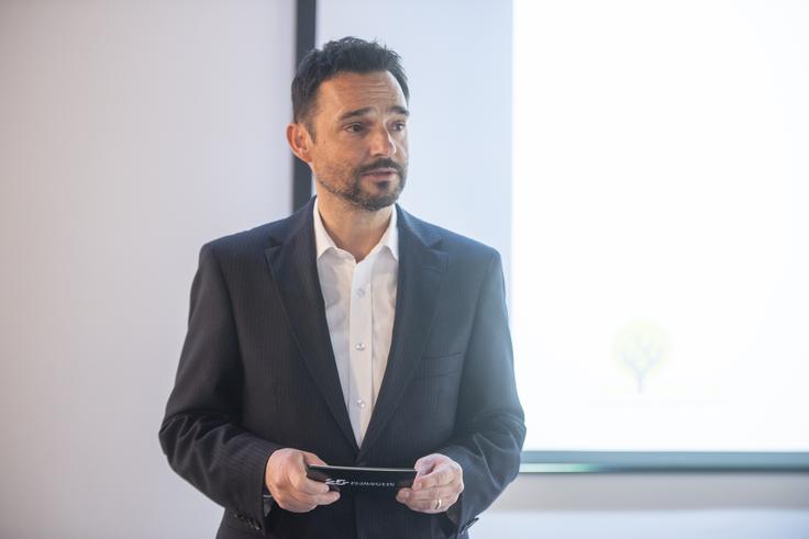 Danilo Ferjančič je na mestu predsednika organizacijskega odbora ljubljanskega maratona nasledil Andreja Razdriha. | Foto: STA ,