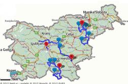 Etape na 21. dirki Po Sloveniji