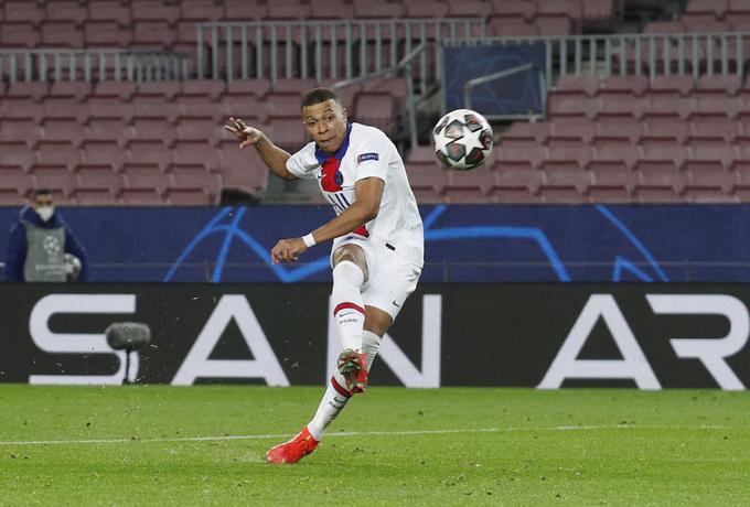 Mladi Francoz je za PSG v tej sezoni odigral 29 tekem v vseh tekmovanjih, zabil pa 21 golov in prispeval devet asistenc. | Foto: Reuters