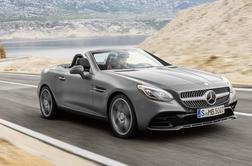 Mercedes-benz SLC: novo ime za že znani dvosedežni roadster iz Stuttgarta