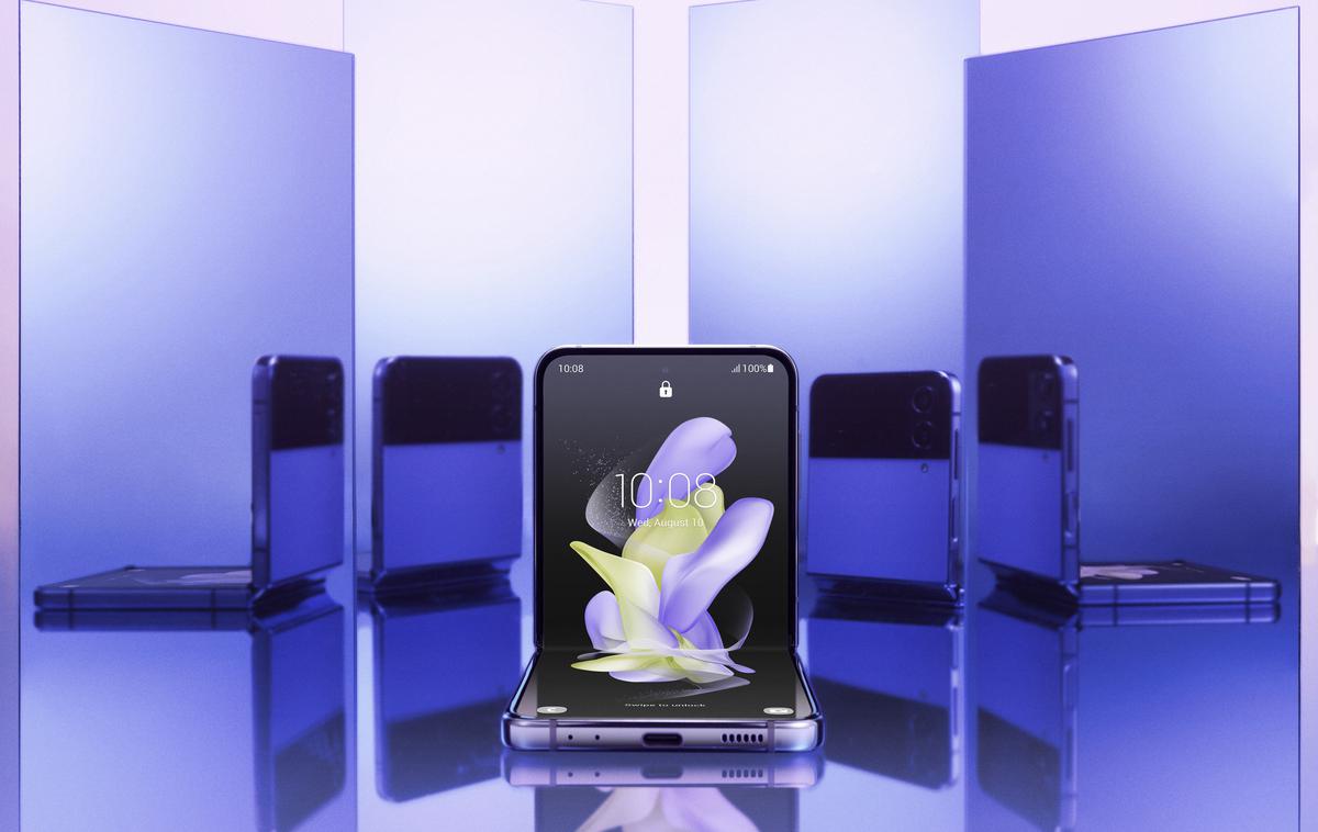 Samsung Galaxy Z Flip4 | Lanski Samsungov pregibni telefon Samsung Galaxy Z Flip4, ki bo, kot vse kaže, v sredo, 26. julija, dobil naslednika. | Foto Samsung