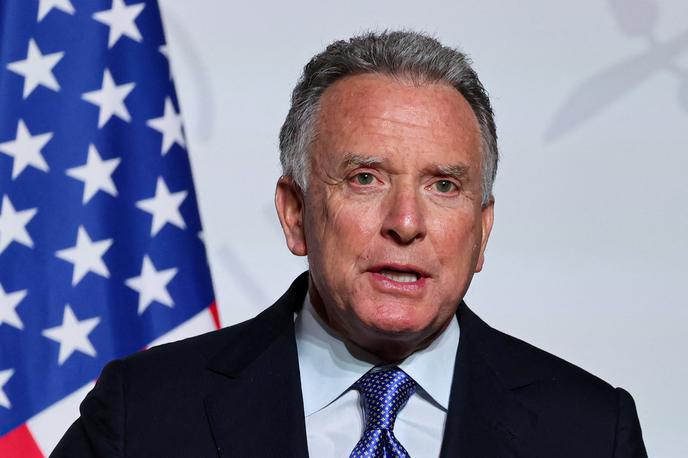 Steve Witkoff | Pri demilitarizaciji gre po navedbah Witkoffa primarno za "razorožitev vsega nepooblaščenega osebja", ni pa omenil popolnega umika izraelskih sil iz enklave, ki je prav tako predviden v okviru mirovnega načrta. | Foto Reuters