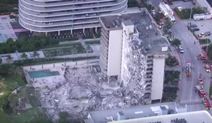 Zrušila se je 12-nadstropna stolpnica. Preživele še iščejo. #video