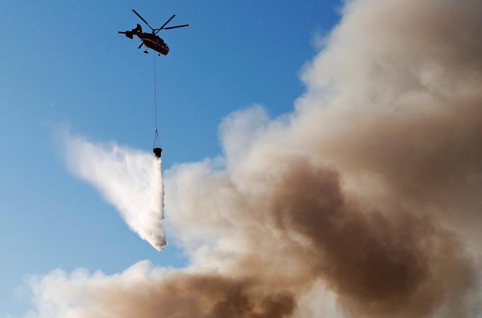 Gašenje požara v Moskvi | Foto: Reuters