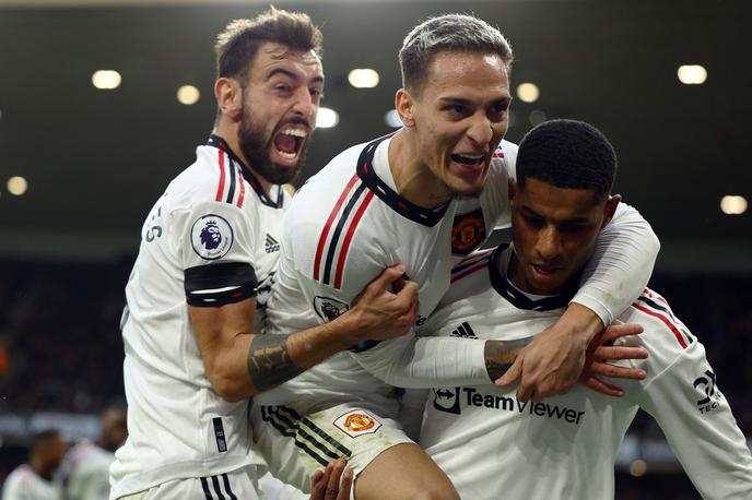 Manchester United | Zmagoviti gol za Rdeče vrage je v 76. minuti dosegel Marcus Rashford. | Foto Reuters