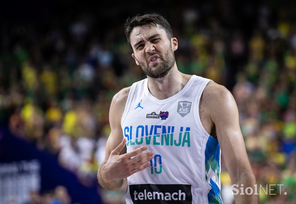 Slovenija : Litva slovenska košarkarska reprezentanca Eurobasket 2022 Mike Tobey