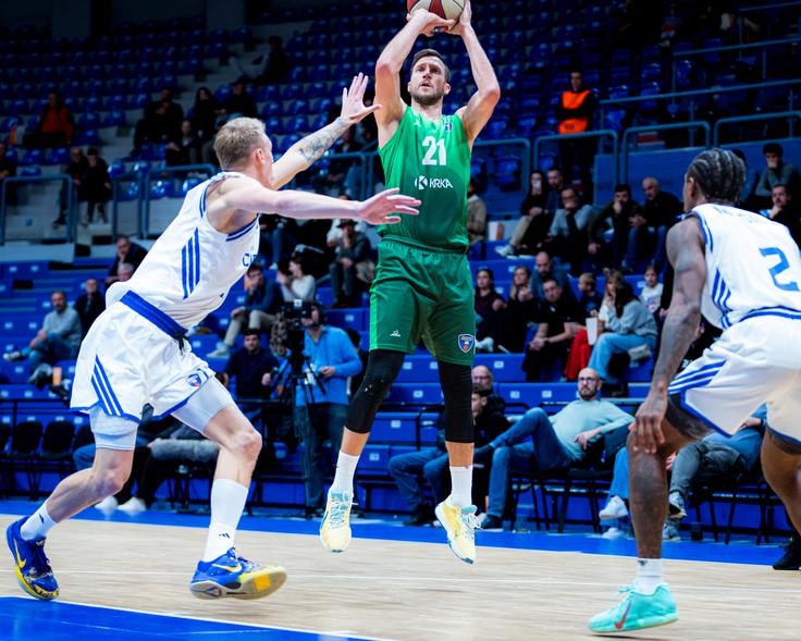 Blaž Mahkovic je dal 15 točk. | Foto: Cibona/Ivana Dergez