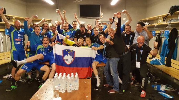 Slovenija je dobila olimpijske kvalifikacije, v bitki za svetovno prvenstvo pa izločila četrto reprezentanco Evrope Norveško. | Foto: Rokometna zveza Slovenije