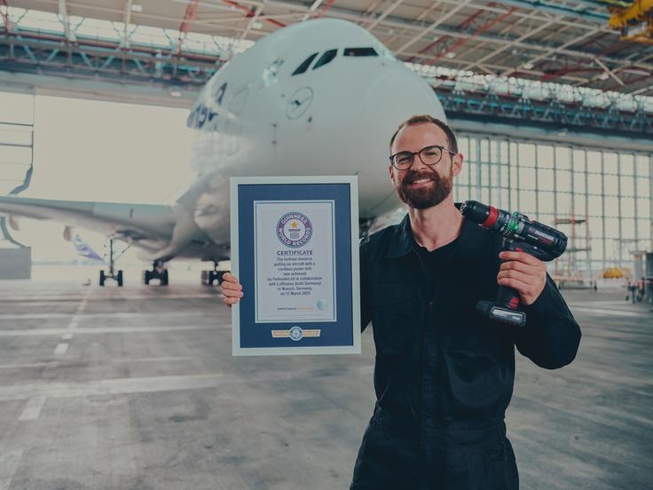 Niklas Kolorz s certifikatom Guinnessove knjige rekordov | Foto: LIDL