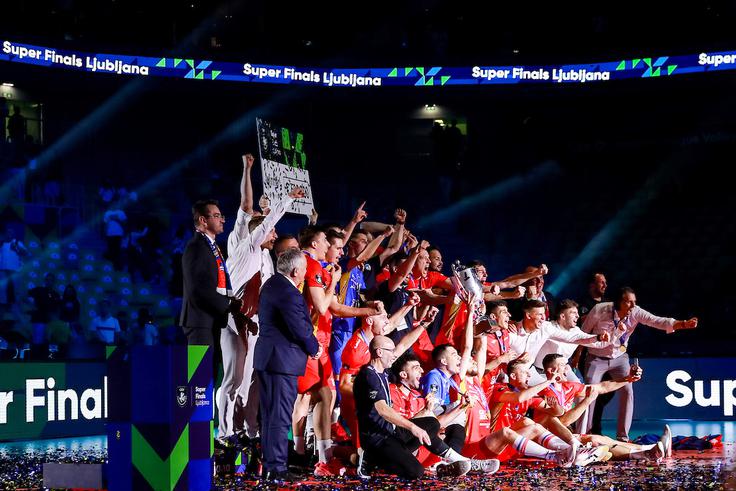 Vedno je sanjal, da bo osvojil ligo prvakov. To mu je s poljsko Zakso uspelo lani v Stožicah, ki so ena njegovih najljubših dvoran. | Foto: Matic Klanšek Velej/Sportida