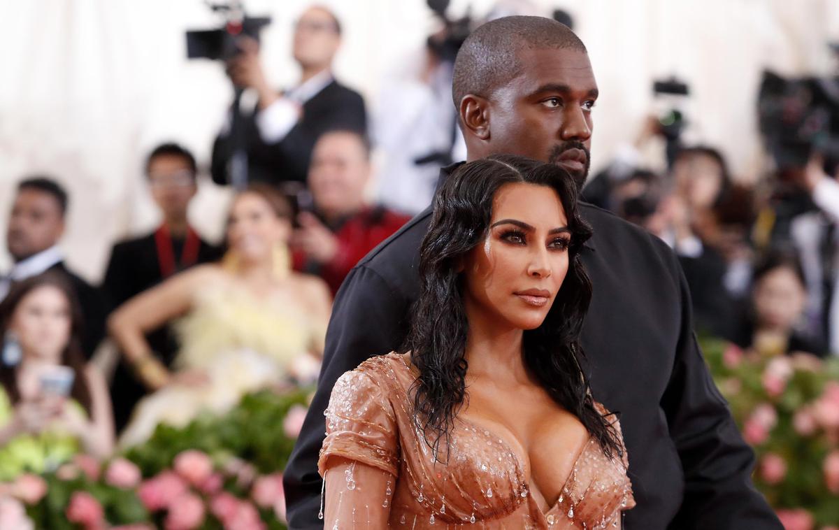 Kanye West in Kim Kardashian | Foto Reuters