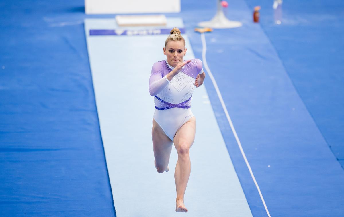 gimnastika, Teja Belak | Teja Belak je slavila v Kopru. | Foto Grega Valančič
