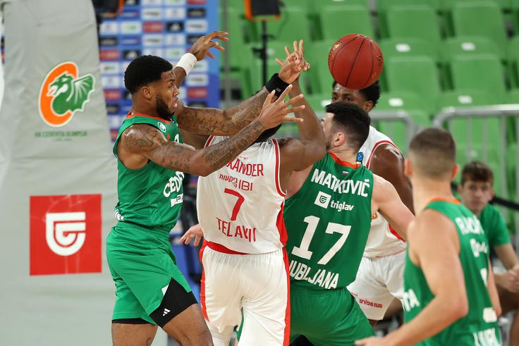 Eurocup: Cedevita Olimpija - Hapoel Tel Aviv | Foto: www.alesfevzer.com