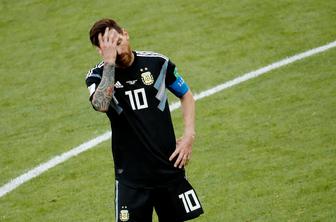 Messi pred tekmo s Hrvaško trpi