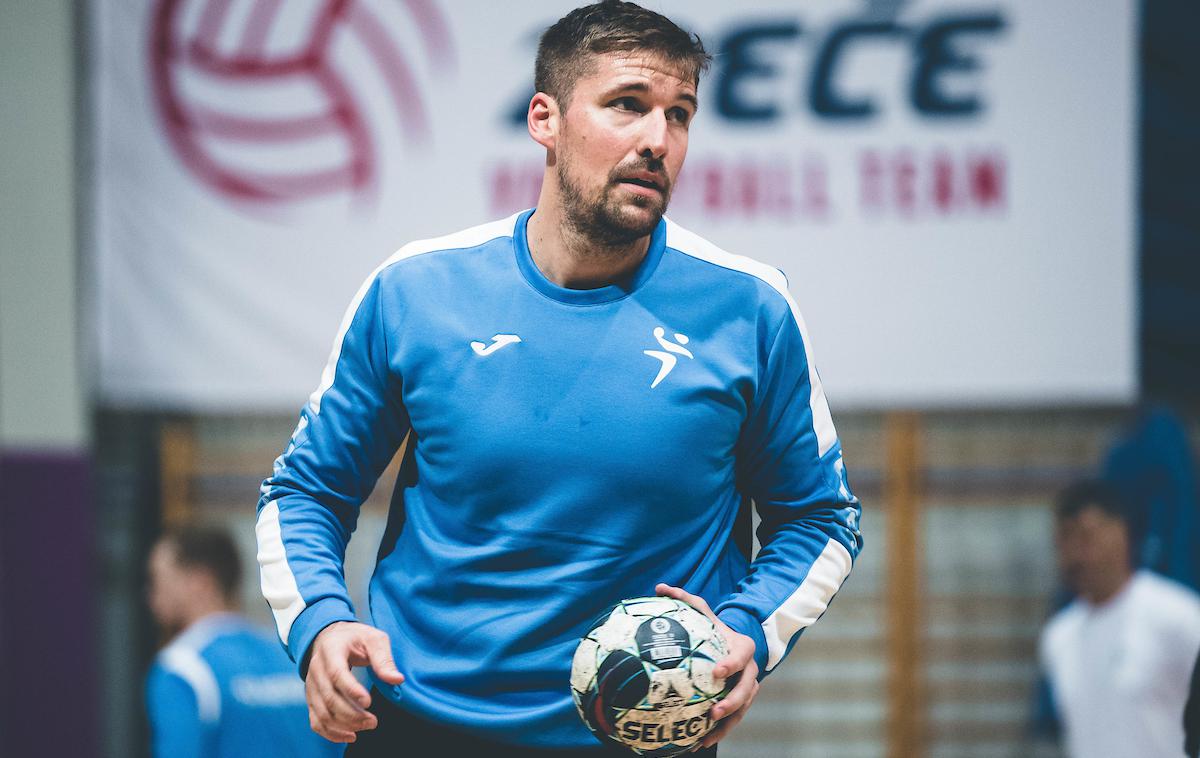 slovenska rokometna reprezentanca, trening, Urban Lesjak | Urban Lesjak je bil pozitiven na novi koronavirus. | Foto Grega Valančič/Sportida