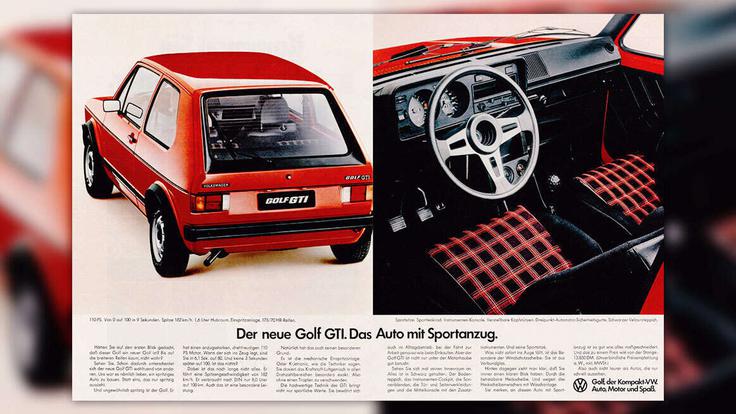Nekdanji nemški oglas za golfa GTI prve generacije. | Foto: Volkswagen