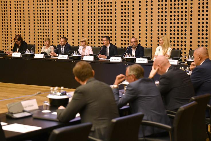 Srečanje koalicijskih partnerjev | Foto: STA ,