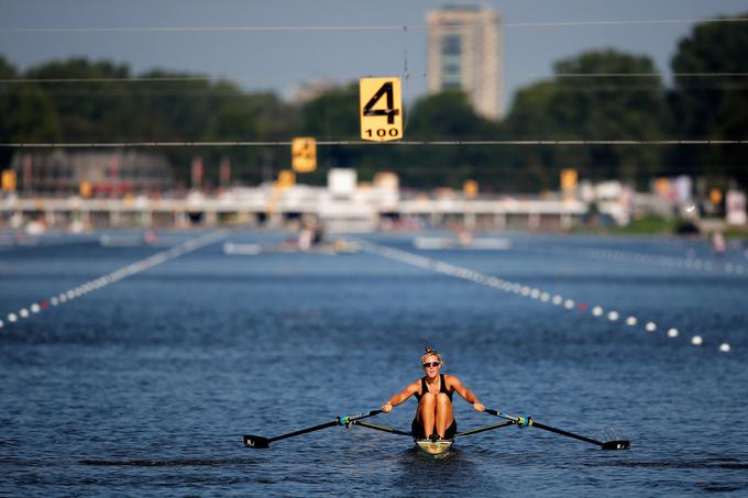 Leta 2014 je v Amsterdamu osvojila naslov svetovne prvakinje v enojcu. | Foto: Getty Images