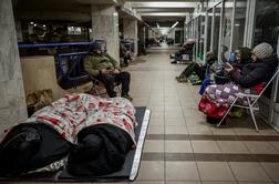 Rusija je napadla Kijev. Deli mesta so v ledeni noči ostali brez ogrevanja