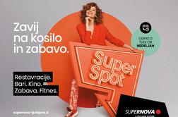 Super Spot, novi del centra Supernove Ljubljana Rudnik, vabi na kosilo in zabavo tudi ob nedeljah –  dobrodošli!