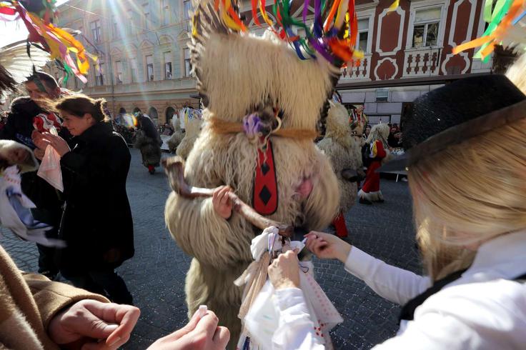 Mednarodna pustna povorka na Ptuju | Foto: STA/Katja Kodba