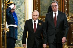 Vučić s Putinom v Moskvi o ruskem plinu. Bruselj tega ne odobrava.