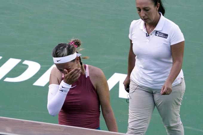 Viktorija Azarenka se je med dvobojem zlomila že v Indian Wellsu. | Foto: Guliverimage/Vladimir Fedorenko