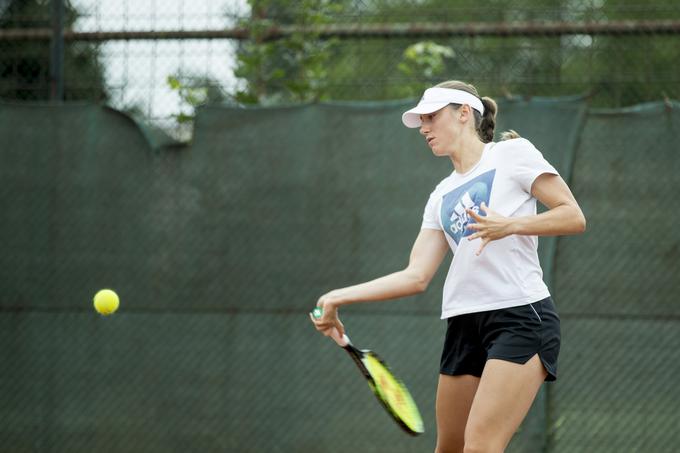 Kaja Juvan je uspešno začela kvalifikacije za uvrstitev v glavni del turnirja WTA v Luxembourgu. | Foto: Ana Kovač