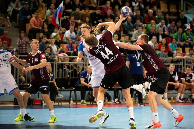 Latvijska reprezentanca je bila brez moči. | Foto: Sportida