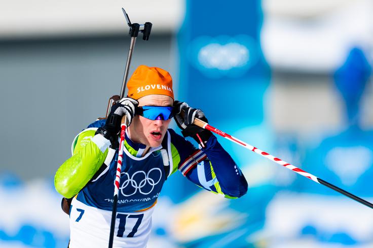 "Na koncu sem lahko malo bolj zadovoljen s prvim krogom, manj z zadnjim, ampak tako je, to je biatlon." | Foto: Filip Barbalić