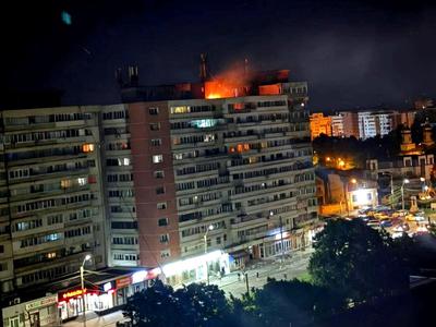 Ruski dron zadel stavbo v Romuniji #vŽivo
