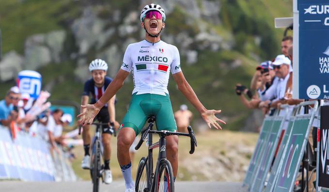 Isaac del Toro je lani zmagal na dirki Tour de l'Avenir, največji etapni dirki za mlajše člane, ki je praviloma odličen pokazatelj kolesarske prihodnosti. | Foto: UAE Emirates