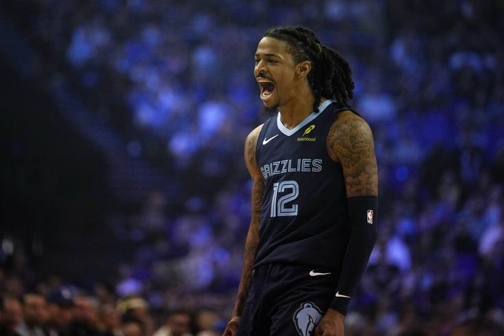 Ja Morant (Memphis Grizzlies) je bil prvi strelec spektakla v Londonu. | Foto: Guliverimage