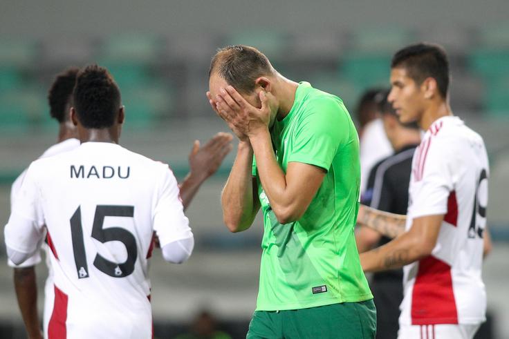"Če na takšni ravni zaostajaš z 0:4 po pol ure igre, je jasno, da ti ne more uspeti." | Foto: 