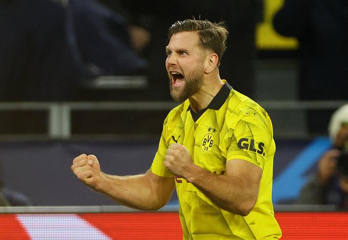 Niclas Füllkrug je zabil svoj prvi gol v ligi prvakov. Za vodstvo z 1:0. | Foto: Reuters
