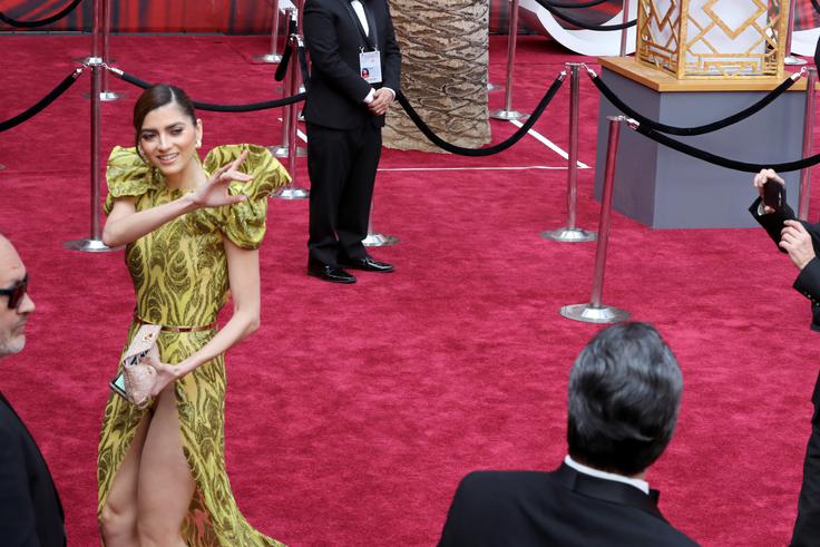 Blanca Blanco je oblekla zelo drzno obleko. | Foto: Getty Images