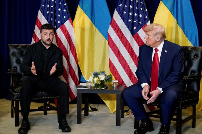 Volodimir Zelenski in Donald Trump | Foto Reuters