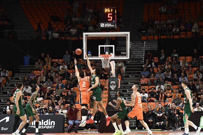 Cedevita Olimpija : Valencia | Cedevita Olimpija je visoko izgubila pri Valencii. | Foto Tine Ružič/Cedevita Olimpija