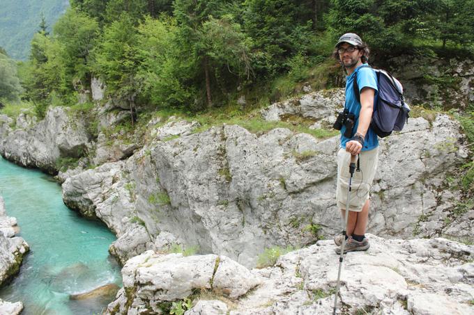 Obožuje naravo, rad hodi v hribe in Slovenija ga navdušuje tudi zaradi tega. | Foto: osebni arhiv/Lana Kokl