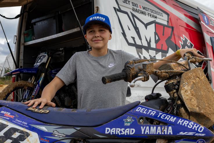 Alex Novak je v EMX125 debitiral minuli konec tedna v Almonteju. | Foto: Matej Podgoršek