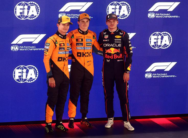 Prvi trije s kvalifikacij so tudi tekmeci za naslov prvaja. | Foto: Reuters