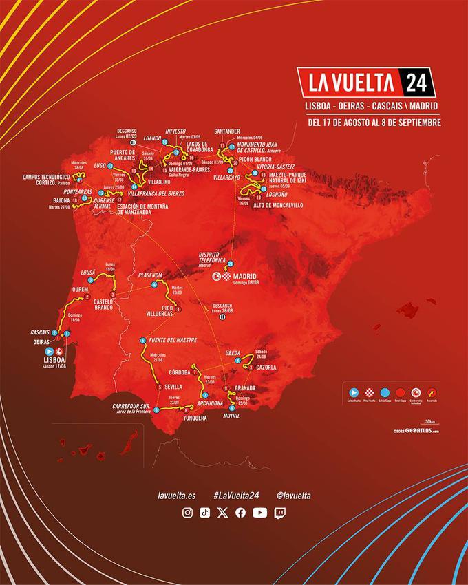 Vuelta 2024 | Foto: zajem zaslona