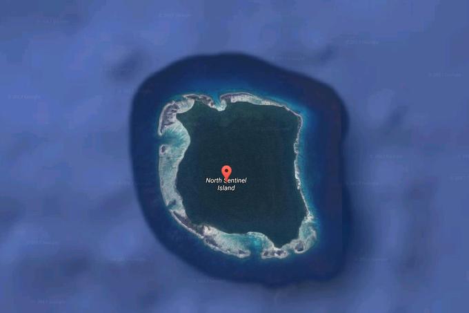 Otok Severni Sentinel | Foto: Google Zemljevidi