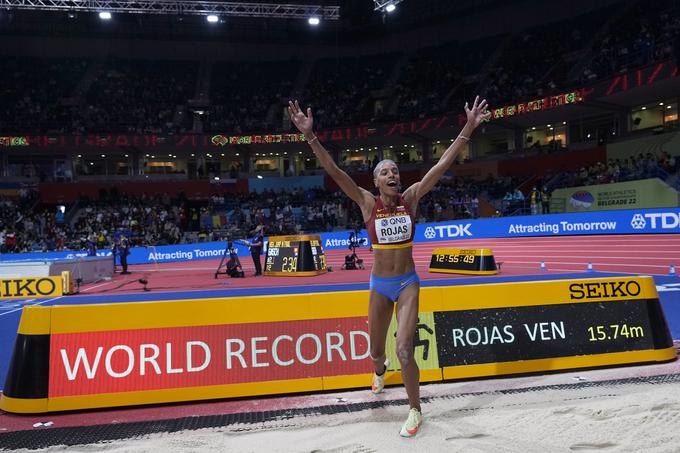 Yulimar Rojas je še izboljšala lasten svetovni rekord. | Foto: Guliverimage/Vladimir Fedorenko